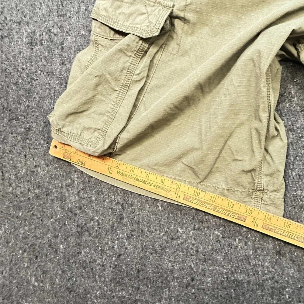 Polo Jeans Co Ralph Lauren Gorpcore Mens 40 Khaki Ripstop‎ Cargo Shorts Utility